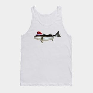 Funny Christmas PJ Shirts | Christmas Bass Fishing T-Shirt & Gifts Tank Top